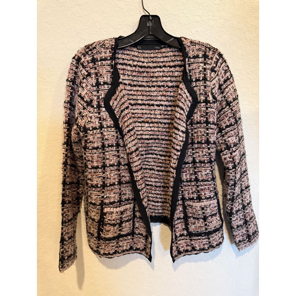 Sfera cardigan L‎ Tweed EUC fall vibes - Chanel like tweed